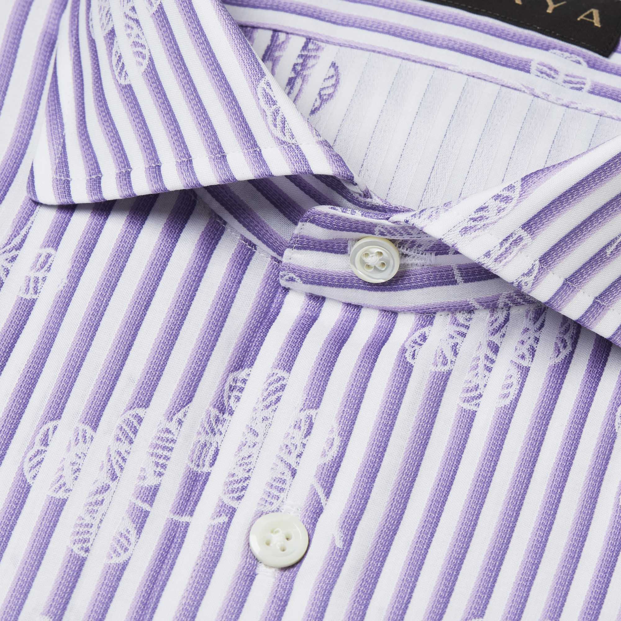 長袖 綿シャツ/クローバー(L)