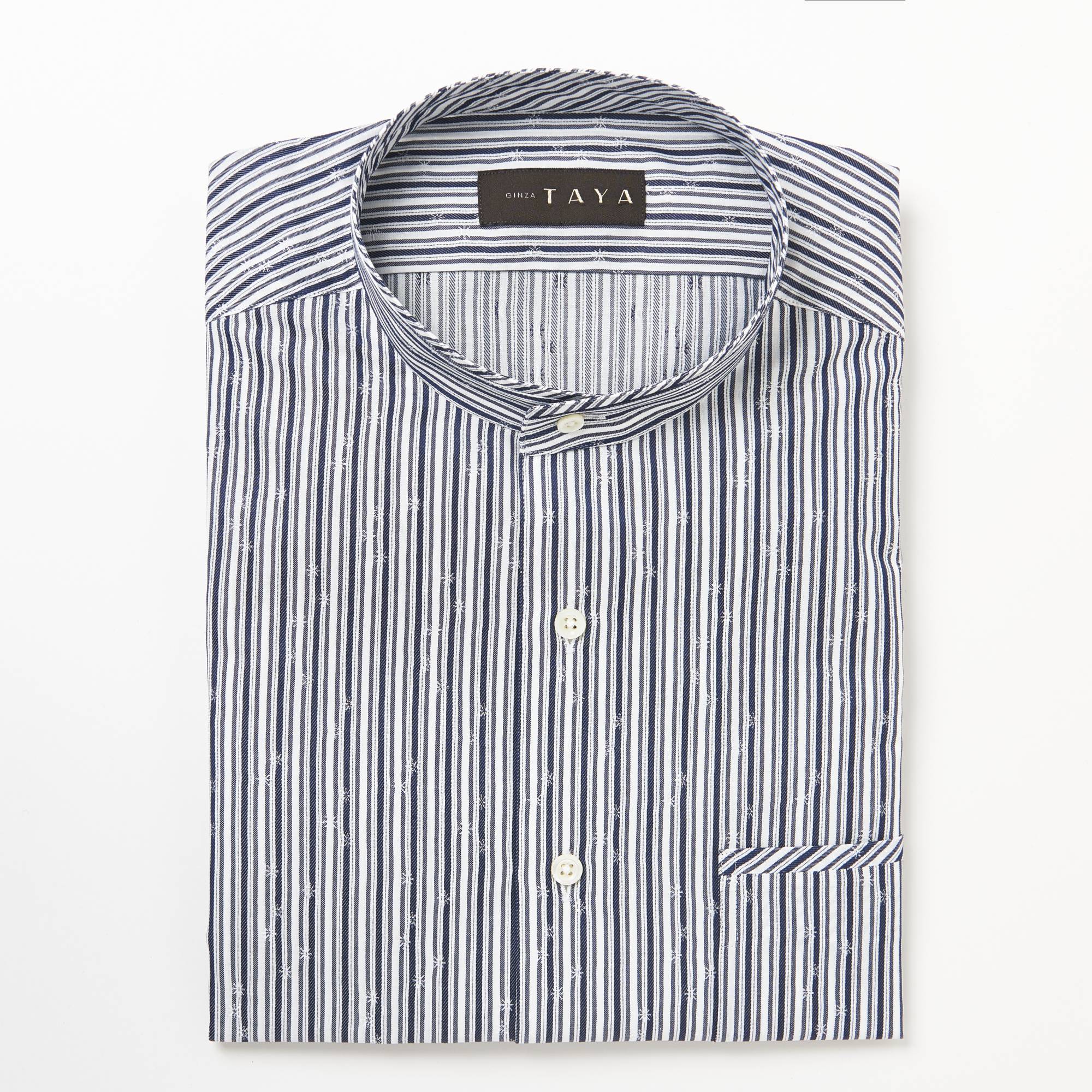 長袖 綿スタンドシャツ(LL)