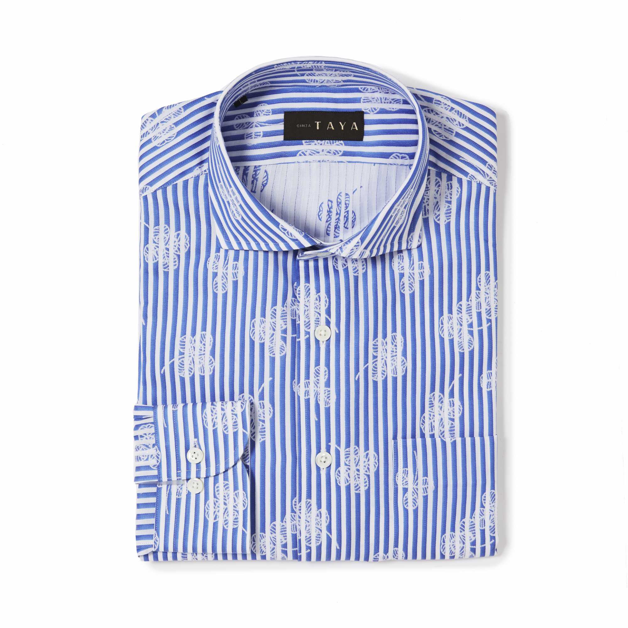 長袖　綿シャツ/クローバー(L)