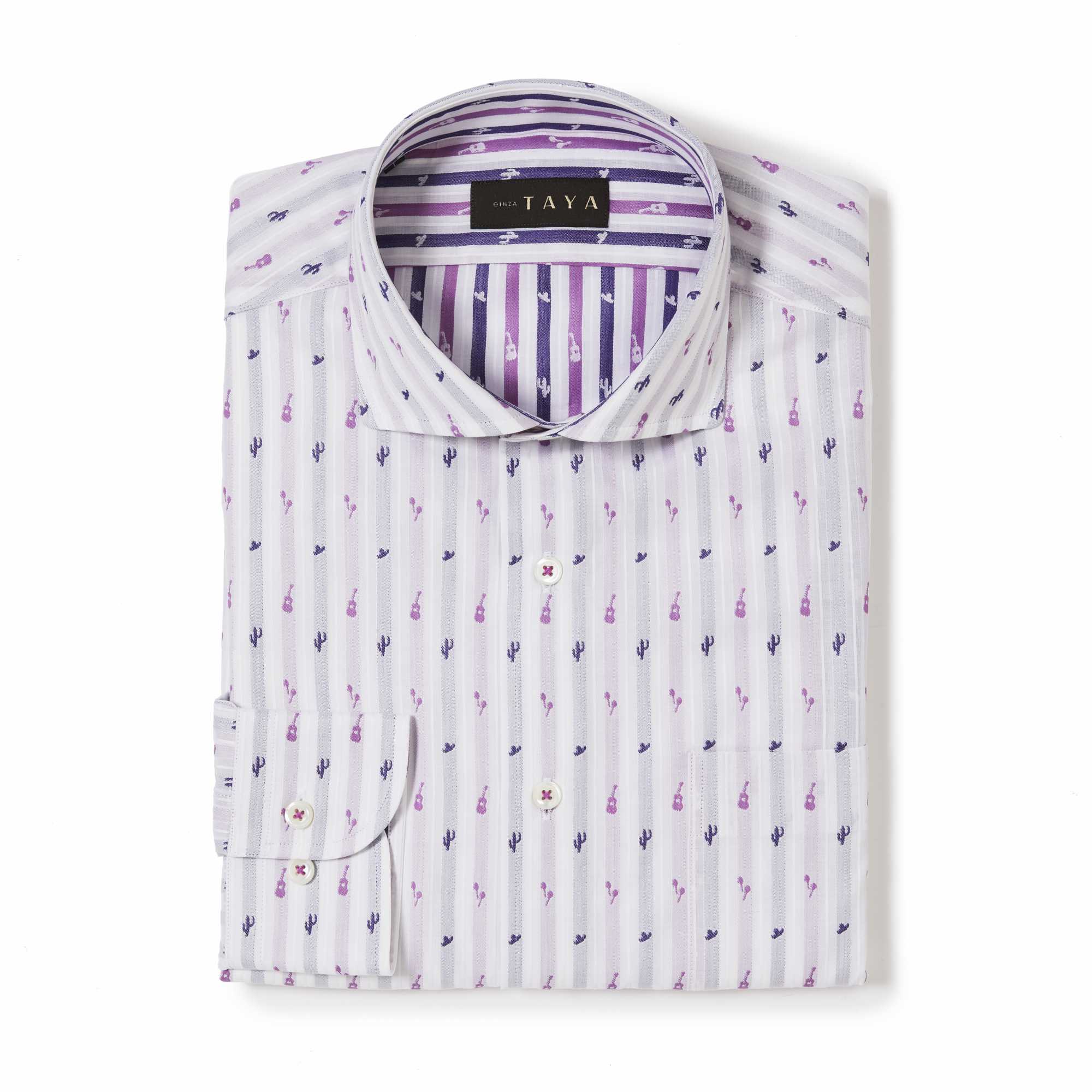 長袖　綿シャツ/メヒコ(L)