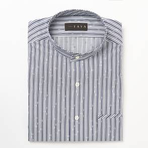 長袖 綿スタンドシャツ(LL)