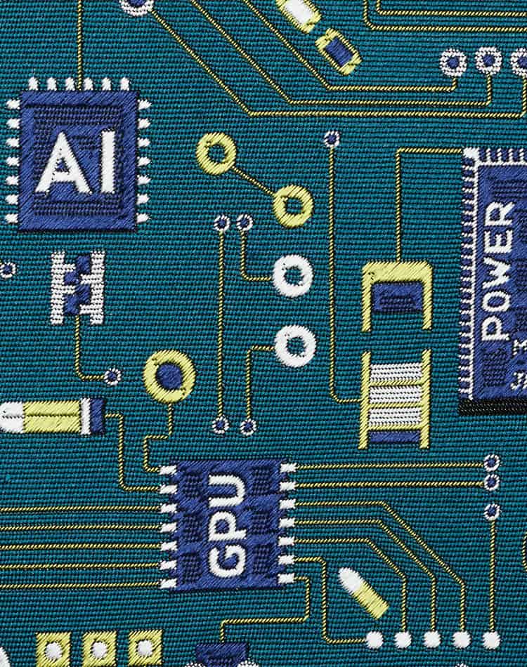 半導体柄のニューネクタイ