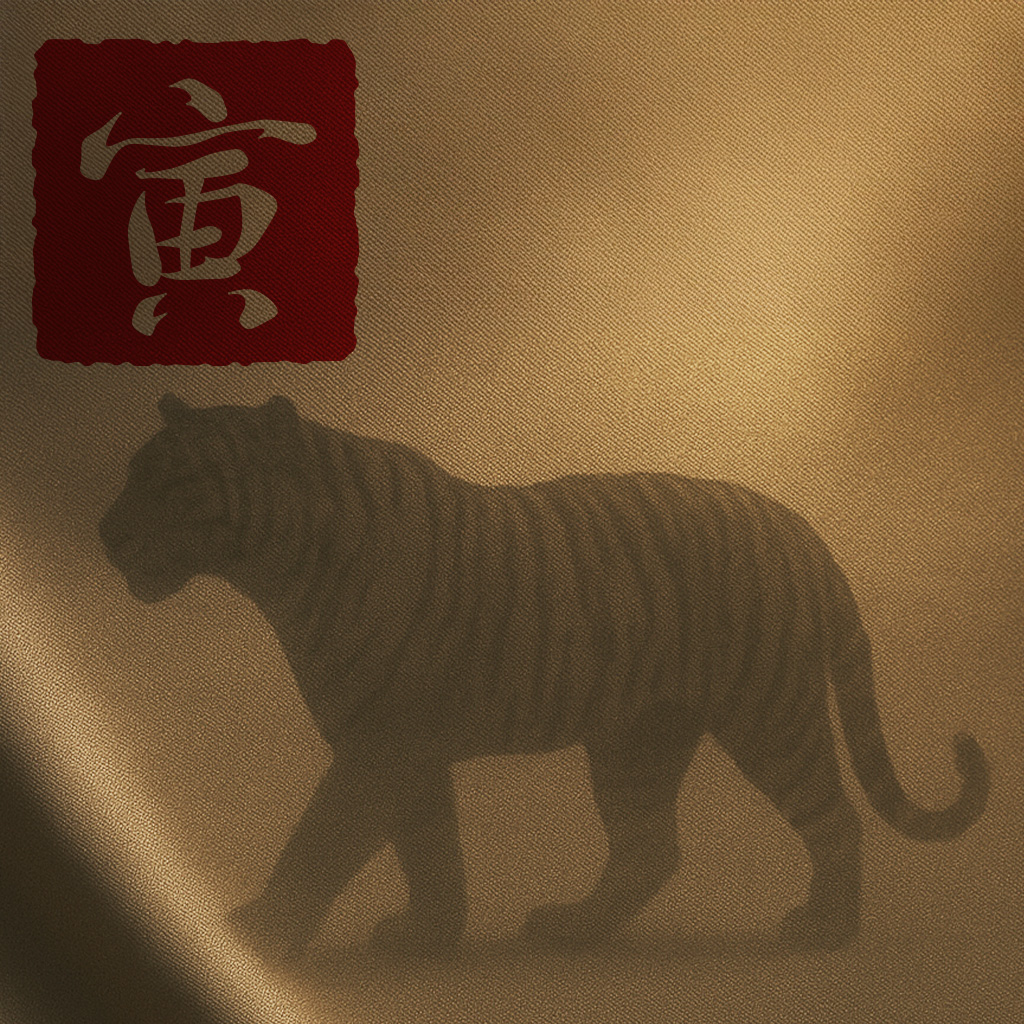 寅・虎のシルエットのイメージ画像