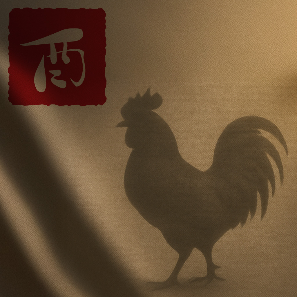 鶏のシルエットのイメージ画像
