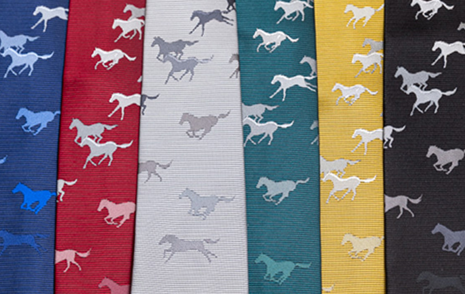 天馬の群れのネクタイ詳細画像