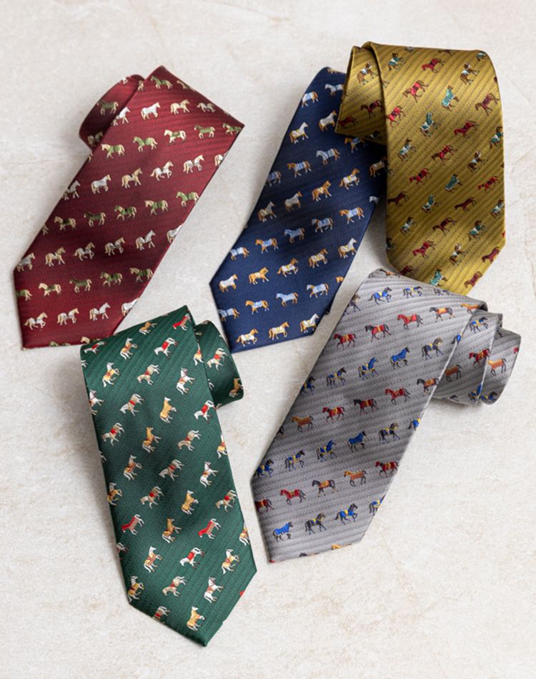 馬柄のネクタイ