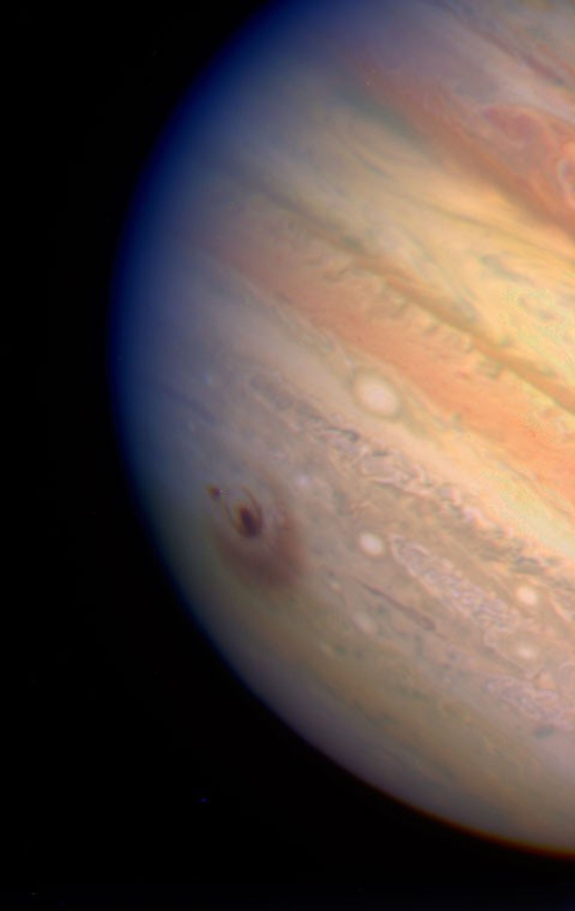 シューメーカー・レヴィ第9彗星の衝突で黒い痕跡が残った木星