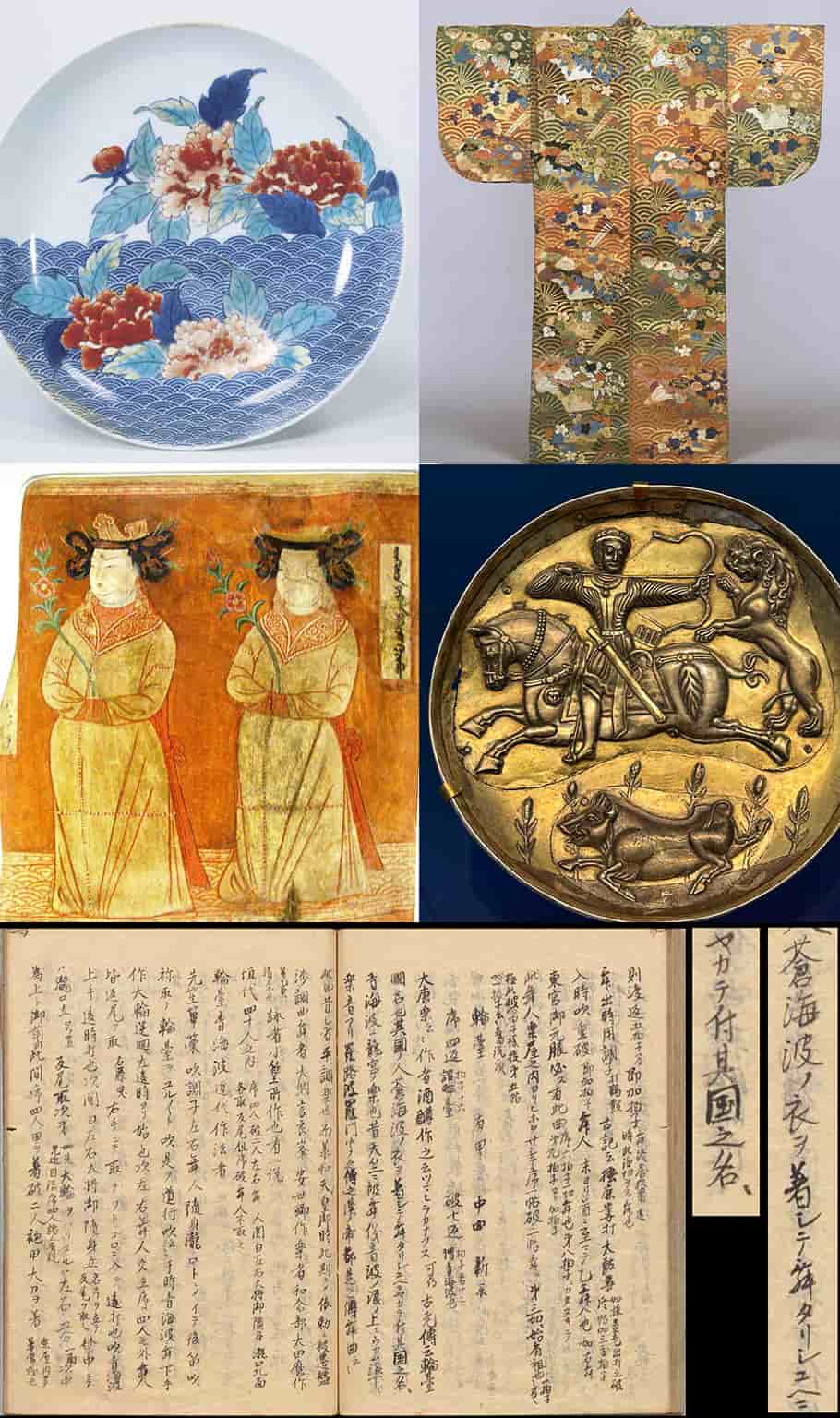 銀座田屋 青海波由来や意味 歴史的資料画像