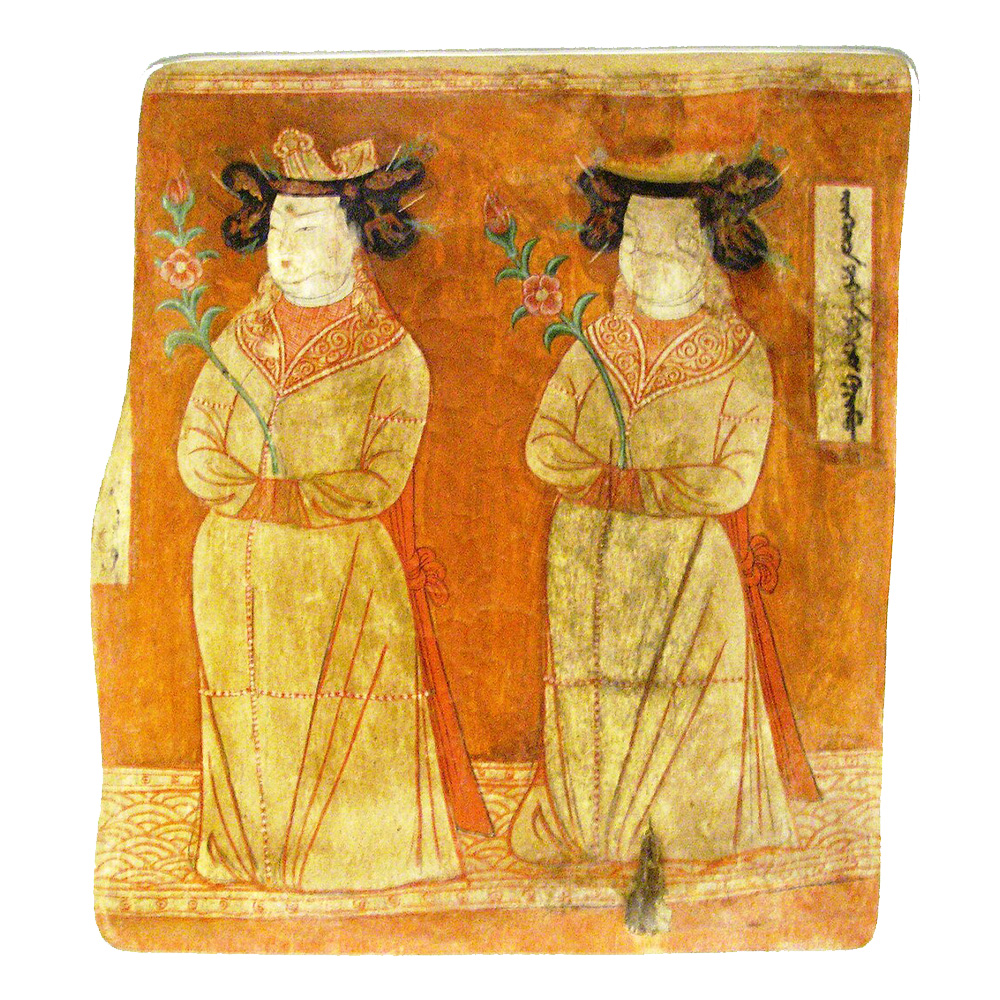 ベゼクリク壁画 絨毯の文様